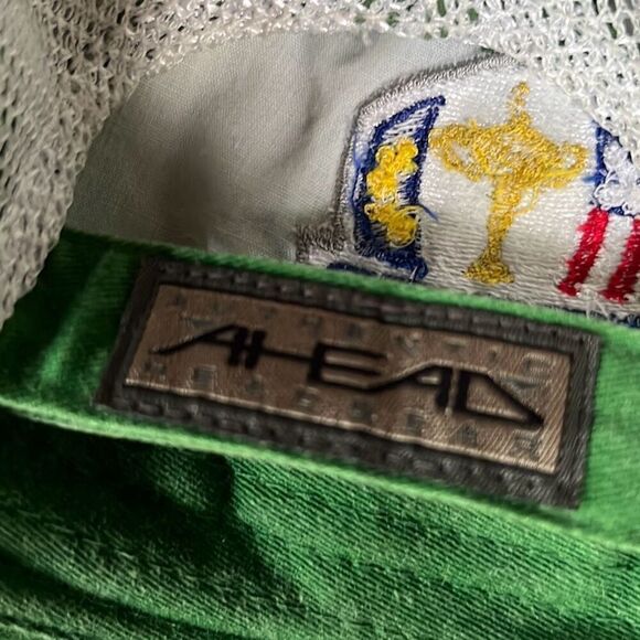 Ahead Ryder Cup 2016 Hazeltine Adjustable Hook and Loop Trucker Cap One Size - Picture 3 of 6